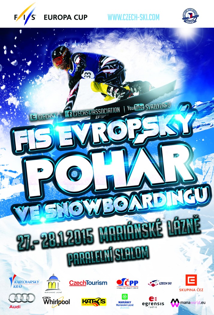 Evropský pohár ve snowboardingu v Mariánských Lázních