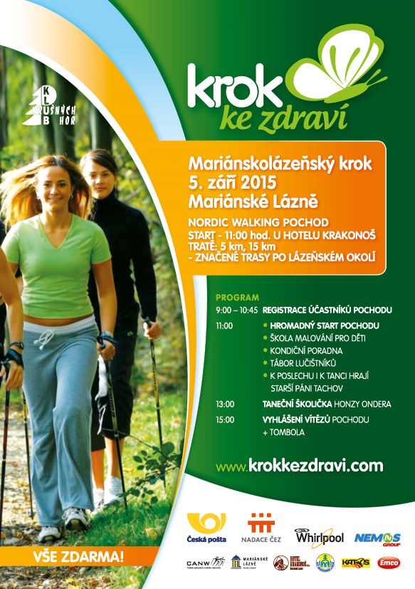 Krok ke zdraví pokračuje již tuto sobotu v Mariánských Lázních