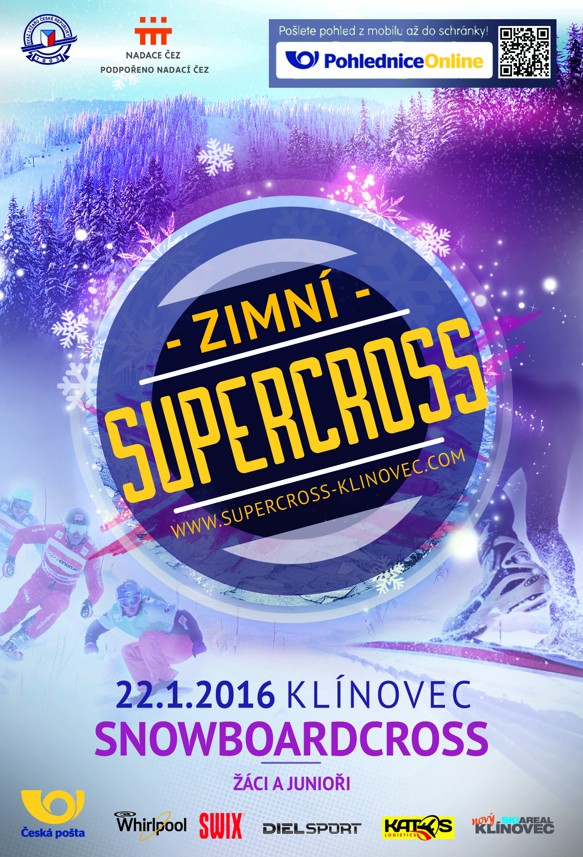 Na Klínovci vládne paní zima, závodu ve Snowboardcrossu odstartuje podle plánu