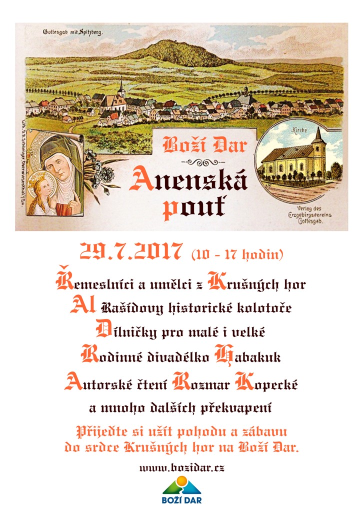 To nejlepší od krušnohorských řemeslníků a výrobců na Svatoanenské pouti