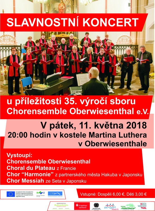 Pěvecký sbor Chorensemble Oberwiesenthal slaví