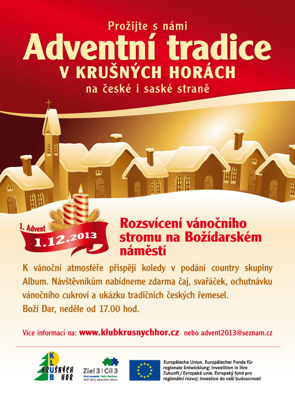 Prožijte s námi Advent v Krušných horách